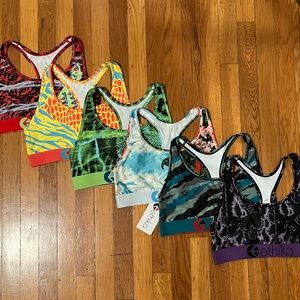 Pack of (6) Size M, Ethika Sports Bras